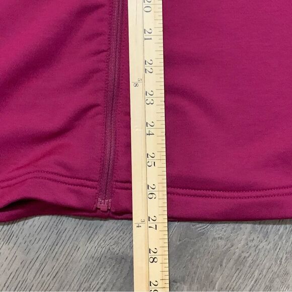 ADIDAS Cold Performance Jacket Women’s Large Berry Full Zip Pockets. - Picture 14 of 16